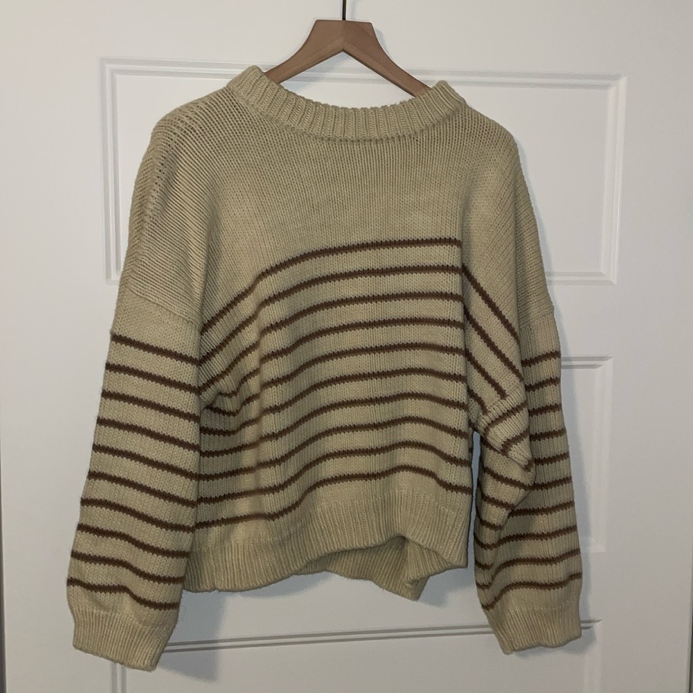 Mate the Label Striped Knitted Sweater